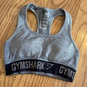 Gymshark Flex Sports Bra Steel Blue Navy Blue Size Small